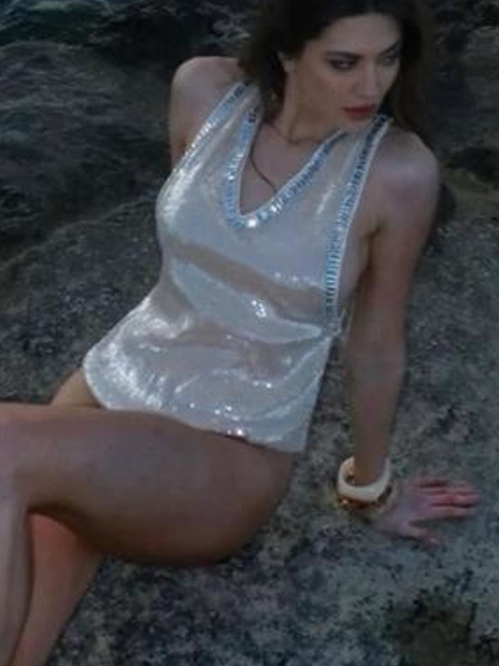 EZILI swim Albi sequin racer back tank top - Picture 4 of 7